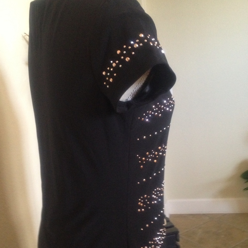 WHBM casual black dress. - Picture 3 of 4
